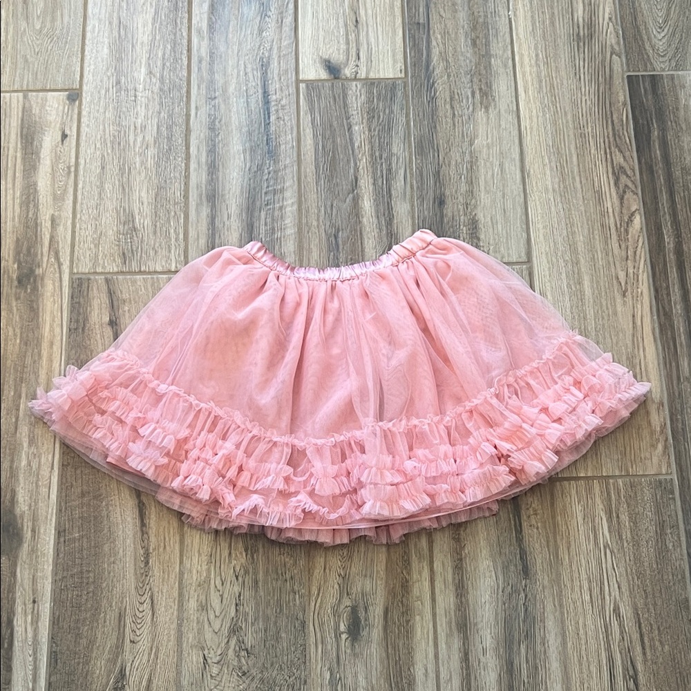 Gymboree Pink Ruffled Tulle Skirt Size 8